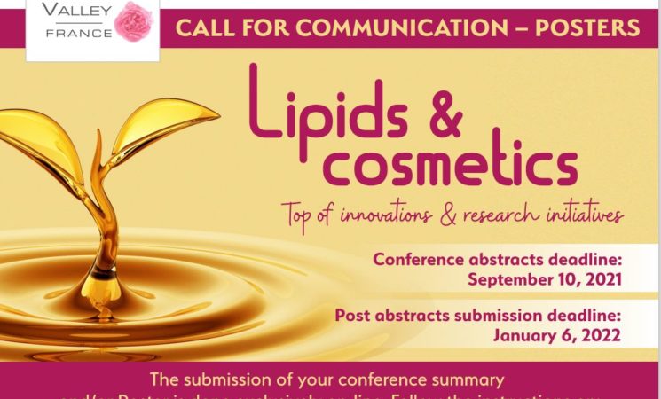 Congrès Lipids&Cosmetics - Appel à conférences